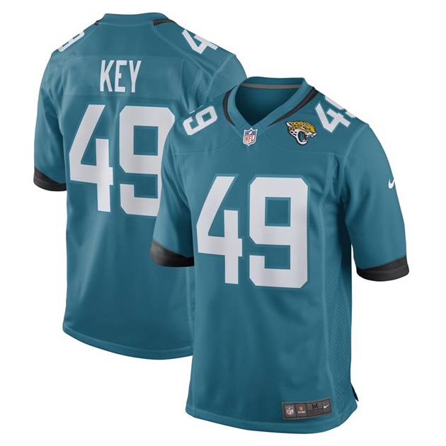 mens nike arden key teal jacksonville jaguars game player jersey